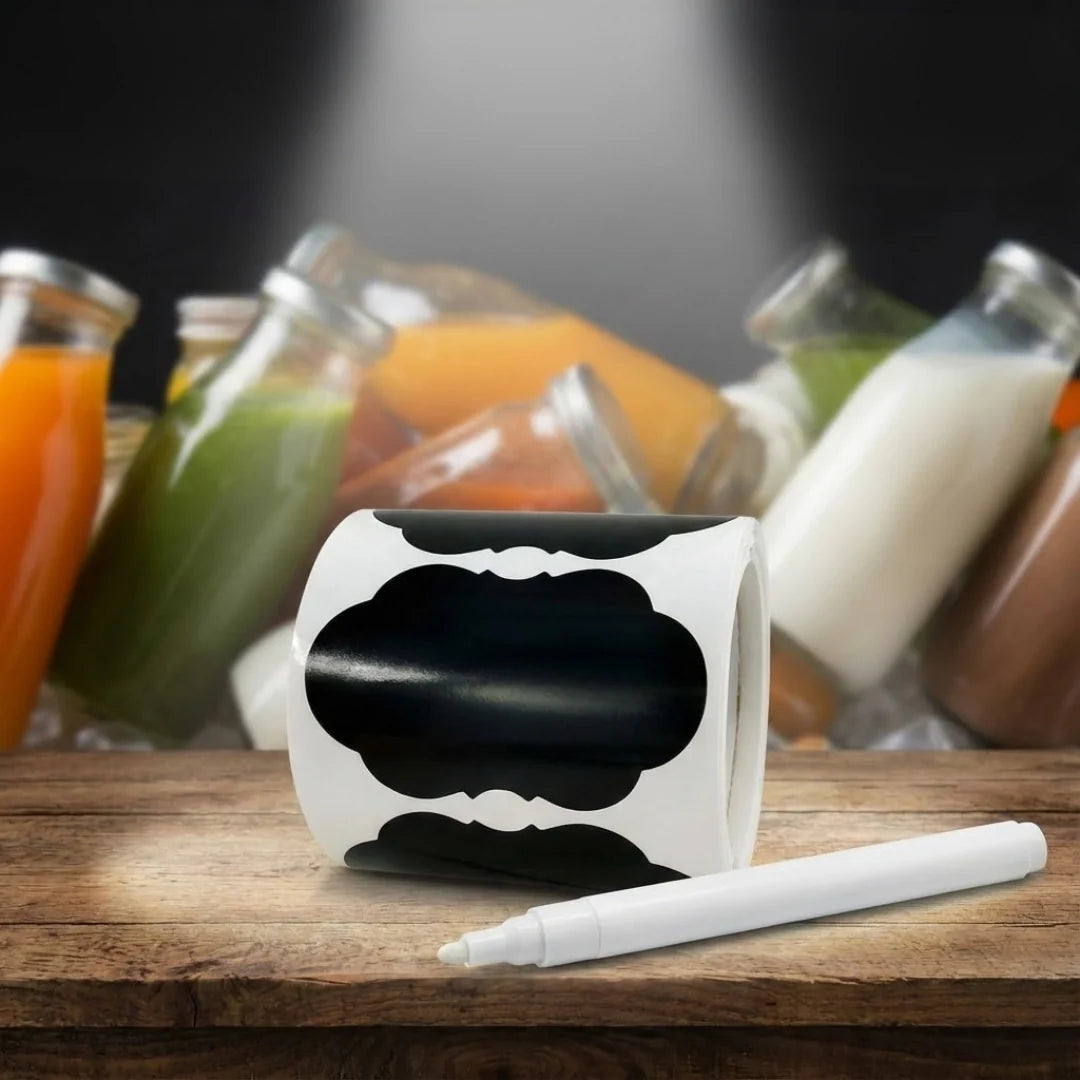 Etiquetas Pizarra Waterproof – La Solución Definitiva para tu Cocina